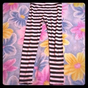 Black and white striped pj’s
